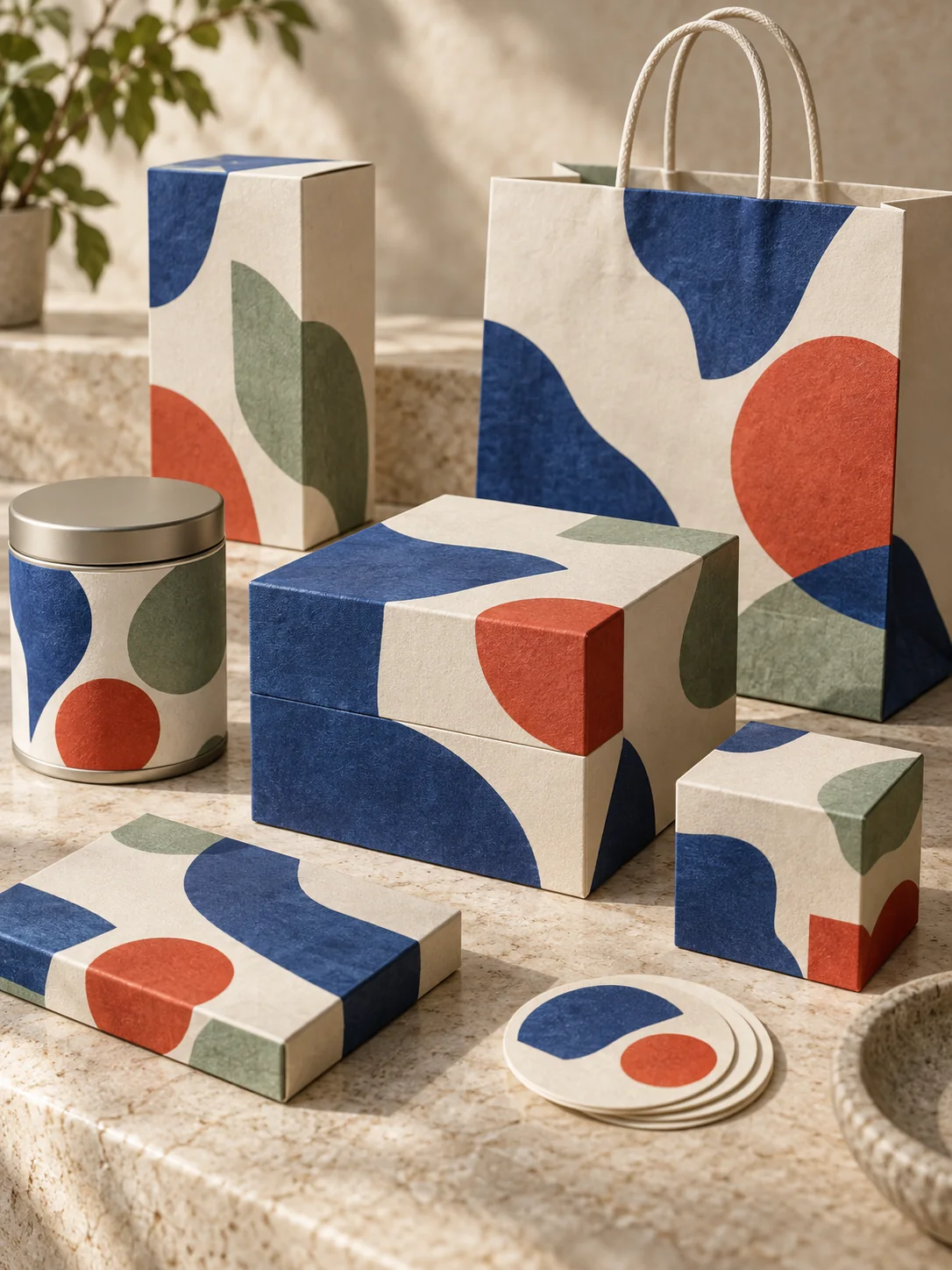 Packaging and label samples